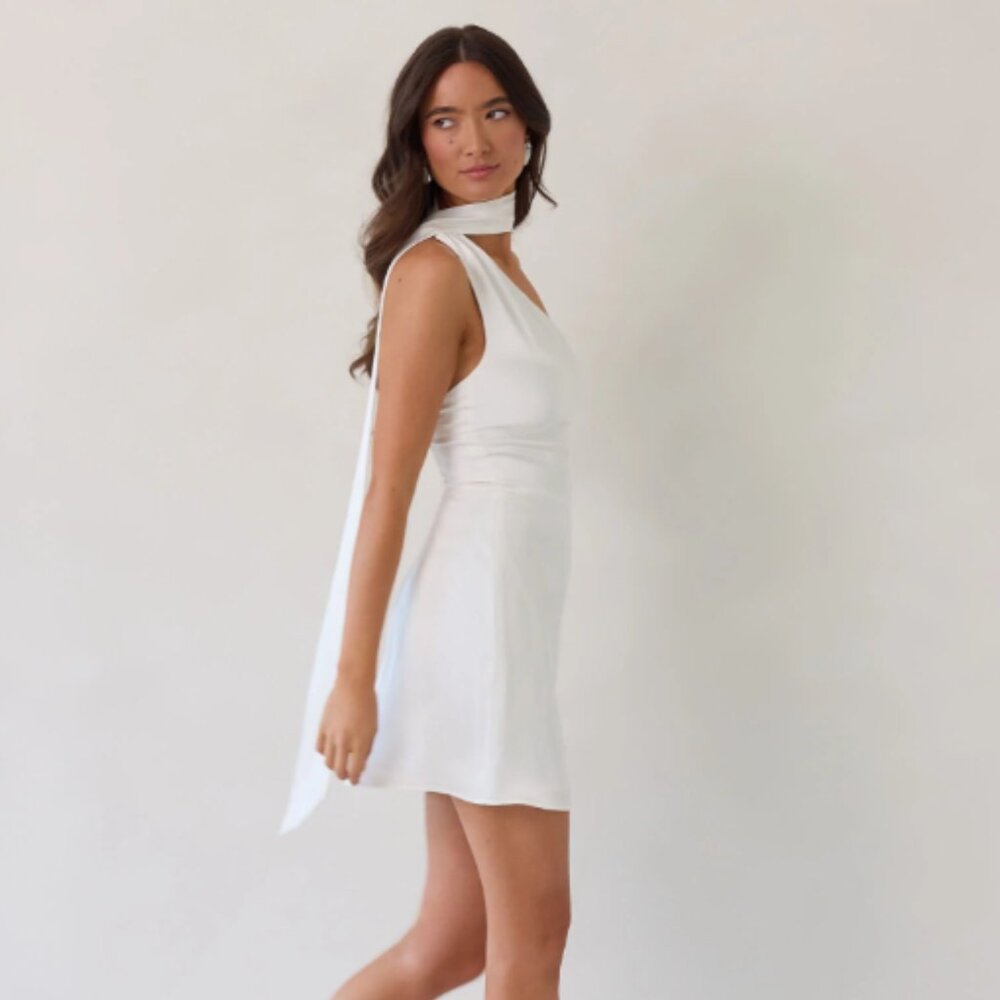 Park & Fifth White Sleeveless Dress